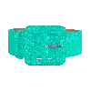 Beltbe Women's Suede Square Buckle Belt - Acqua Green In Green