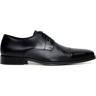 Belvedere Alexander Cap Toe Derby In Black