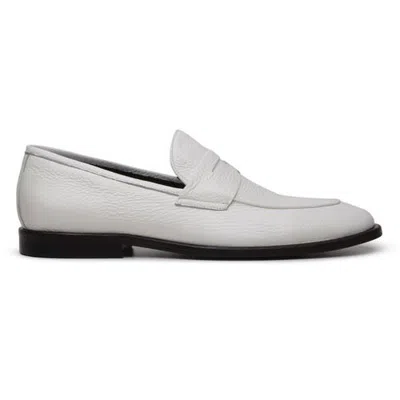Belvedere Nohr Penny Loafer In White