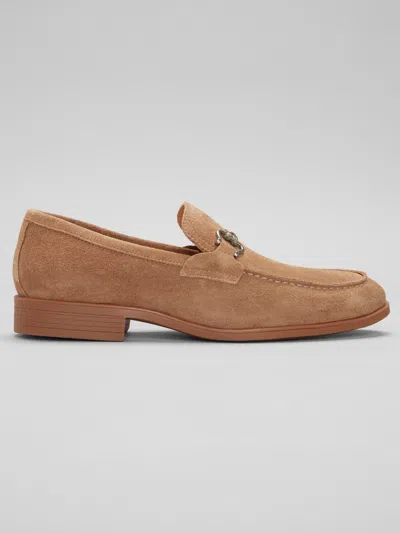 Belvedere Ravello Moc Toe Bit Loafers In Brown