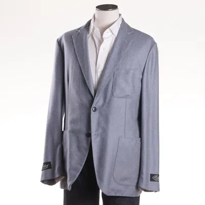 Pre-owned Belvest $3295  Unstructured Sky Blue Lightweight Cashmere Sport Coat 40 R