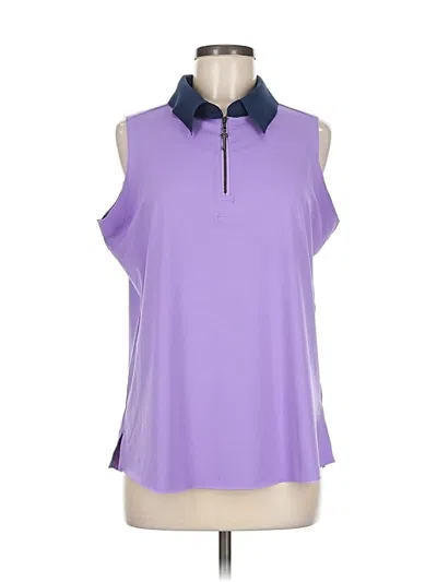 Pre-owned Belyn Key Sleeveless Blouse In Purple