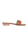 Bembien Aless Leather Slides In Tan