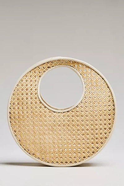 Bembien Anouk Rattan Bag In White