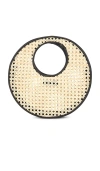 Bembien Anouk Rattan Top Handle Bag In White