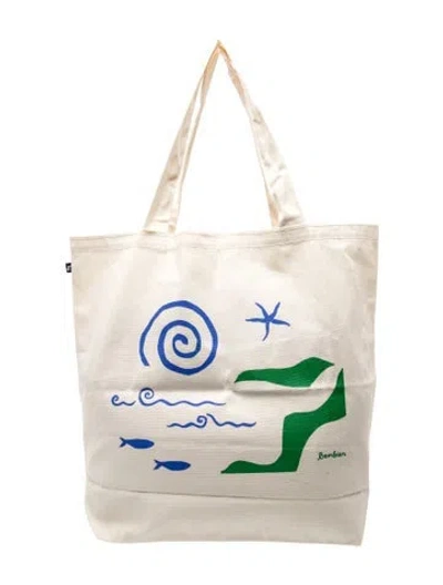 Pre-owned Bembien Canvas Tote W/ Tags In Neutrals
