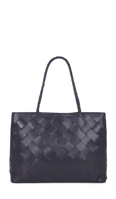Bembien Gabrielle Grande Weave Bag In Navy