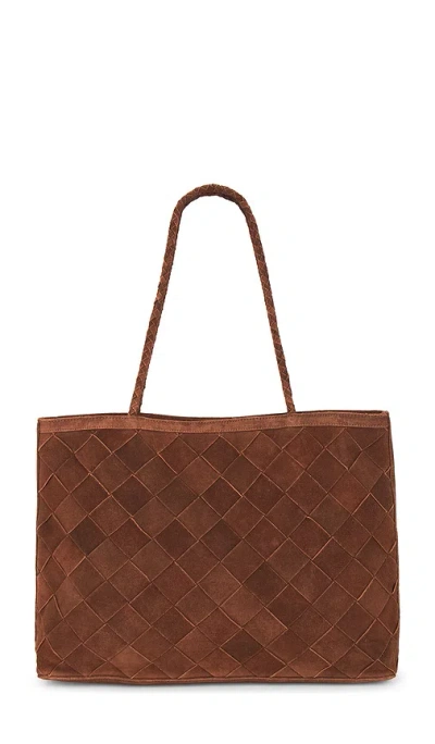 Bembien Gabrielle Grande Weave Bag In Brown