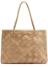 BEMBIEN GABRIELLE GRANDE WOVEN LEATHER TOTE