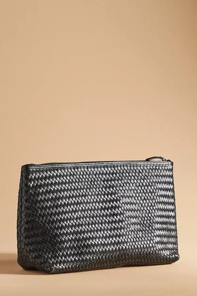 Bembien Grande Woven Pouch In Black