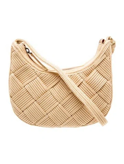 Pre-owned Bembien Jute Shoulder Bag In Neutral