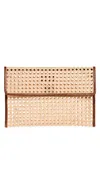 Bembien Lara Clutch In Sienna Rattan