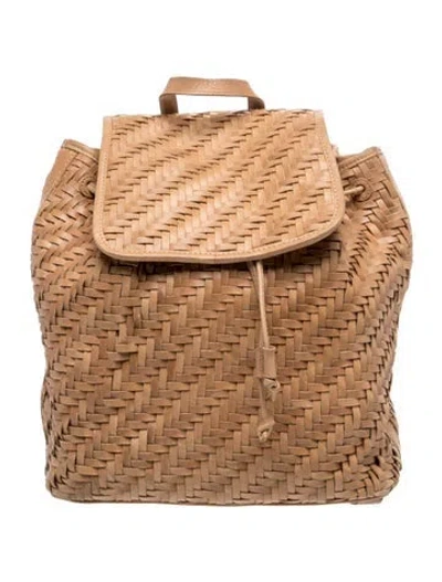 Pre-owned Bembien Leather Backpack In Neutral