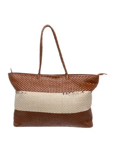 Pre-owned Bembien Leather Bucket Bag In Brown