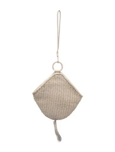 Pre-owned Bembien Leather Clutch In Neutrals