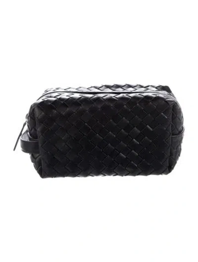 Pre-owned Bembien Leather Cosmetic Bag In Black