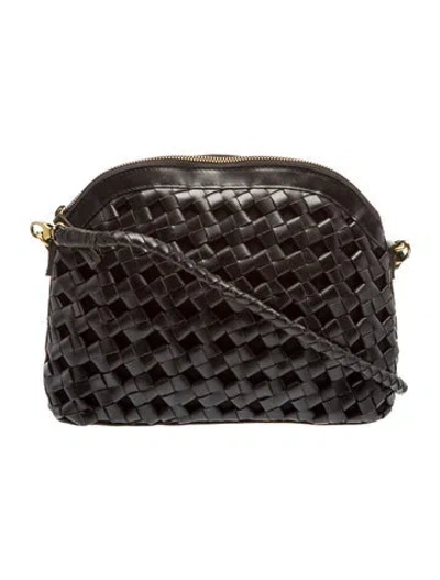 Pre-owned Bembien Leather Crossbody Bag In Black