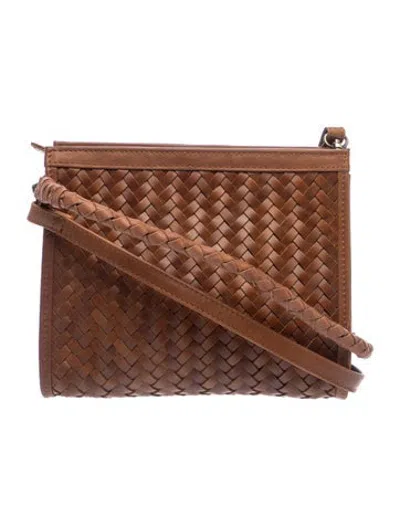 Pre-owned Bembien Leather Crossbody Bag In Brown