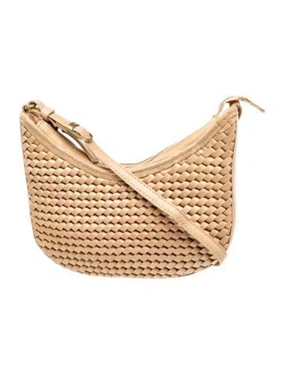 Pre-owned Bembien Leather Crossbody Bag In Neutrals