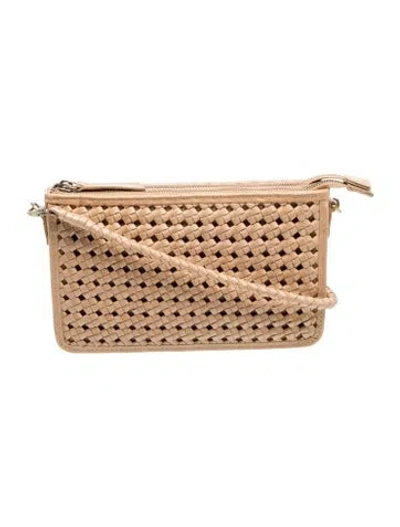Pre-owned Bembien Leather Crossbody Bag In Neutrals