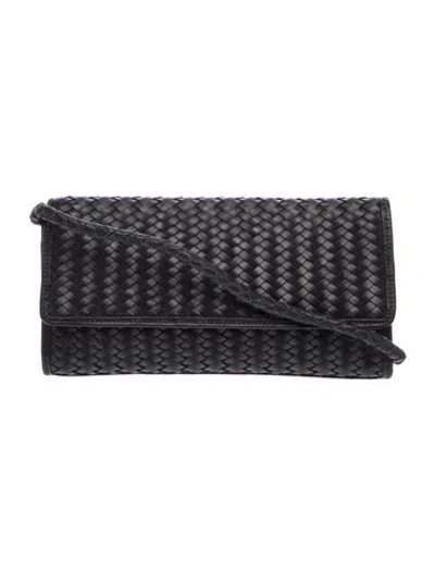 Pre-owned Bembien Leather Evening Bag In Black