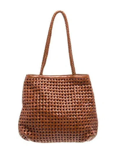 Pre-owned Bembien Leather Evening Bag In Brown