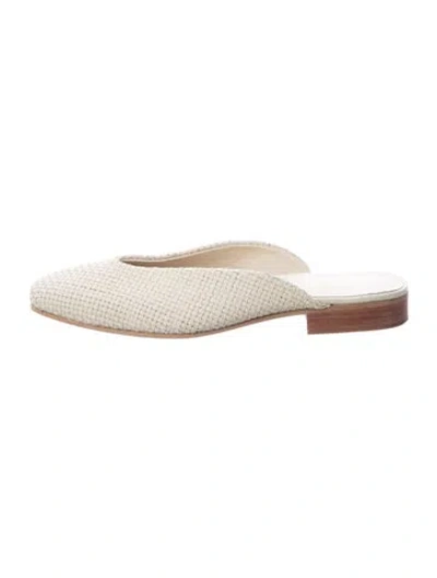 Pre-owned Bembien Leather Mules In Neutral
