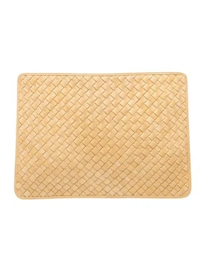 Pre-owned Bembien Leather Portfolio In Neutral