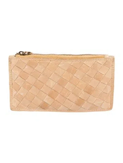 Pre-owned Bembien Leather Printed Wallet In Neutral