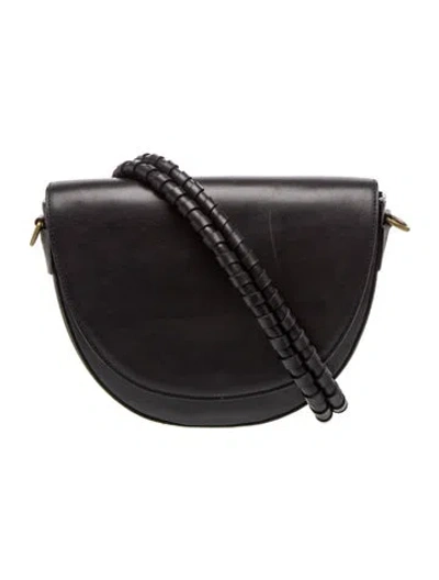 Pre-owned Bembien Leather Shoulder Bag In Black