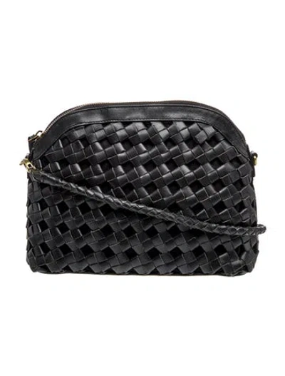 Pre-owned Bembien Leather Shoulder Bag In Black