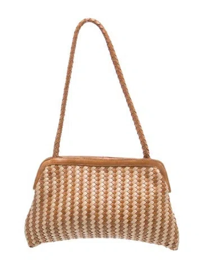 Pre-owned Bembien Leather Shoulder Bag In Brown