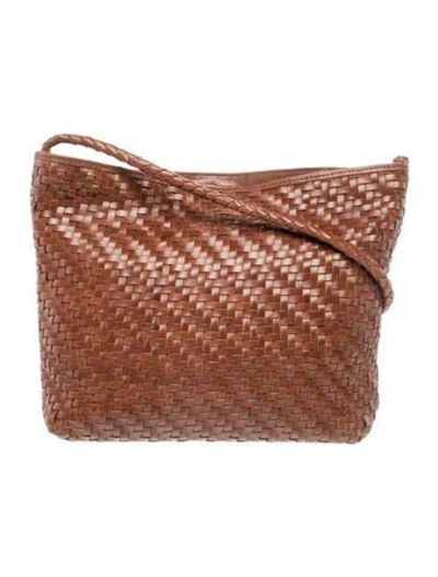 Pre-owned Bembien Leather Shoulder Bag In Brown