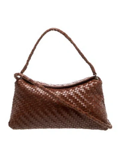 Pre-owned Bembien Leather Shoulder Bag In Brown