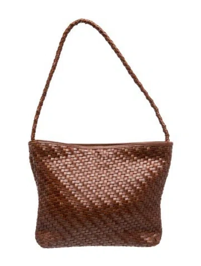 Pre-owned Bembien Leather Shoulder Bag In Brown