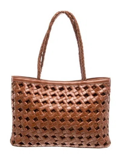 Pre-owned Bembien Leather Shoulder Bag In Brown