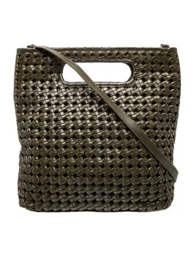 Pre-owned Bembien Leather Shoulder Bag In Green