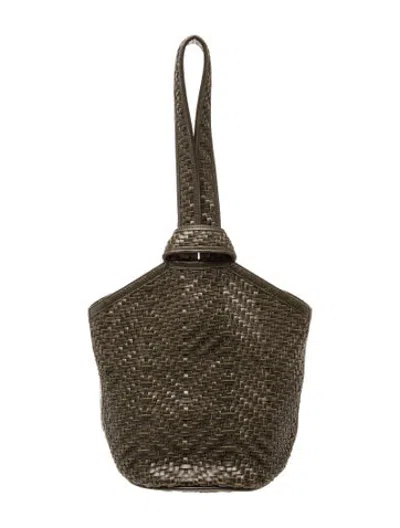 Pre-owned Bembien Leather Shoulder Bag In Green