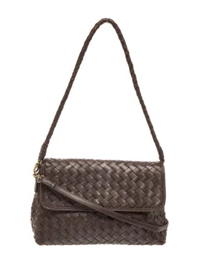 Pre-owned Bembien Leather Shoulder Bag In Grey