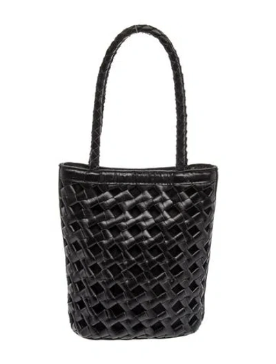 Pre-owned Bembien Leather Top Handle Bag In Black