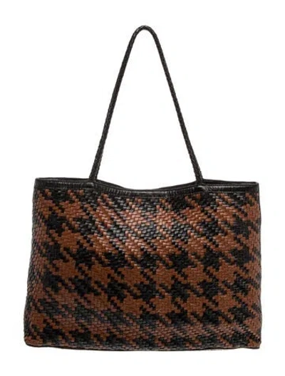 Pre-owned Bembien Leather Top Handle Bag In Brown