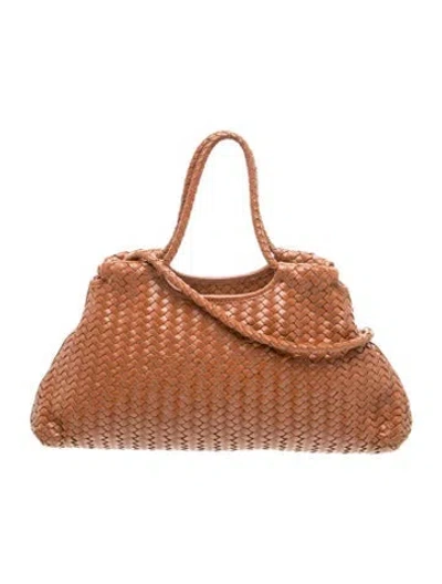Pre-owned Bembien Leather Top Handle Bag In Brown