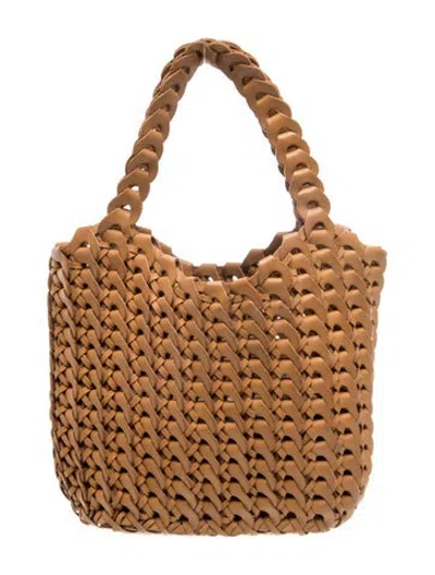 Pre-owned Bembien Leather Top Handle Bag In Brown