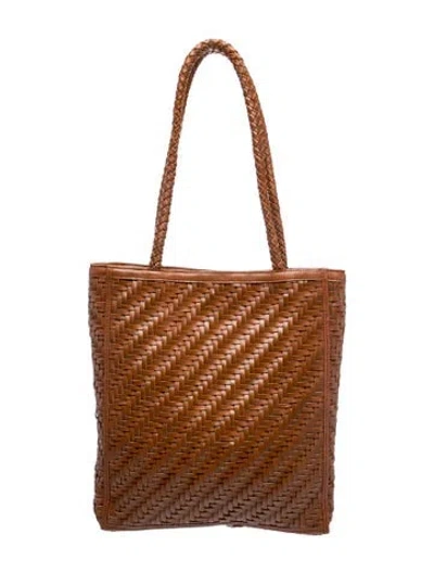 Pre-owned Bembien Leather Tote In Brown