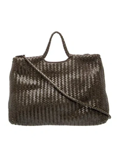 Pre-owned Bembien Leather Tote In Green