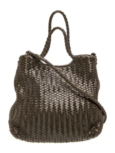 Pre-owned Bembien Leather Tote In Grey