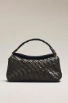 Bembien Mini Cheri Woven Leather Shoulder Bag In Green
