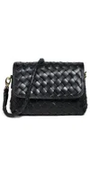 Bembien Madeleine Leather Shoulder Bag In Black