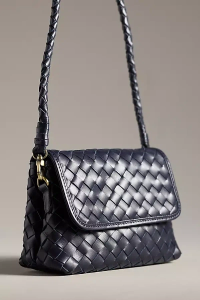 Bembien Mini Madeleine Leather Bag In Blue