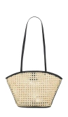 Bembien Mira Small Tote In Black Rattan
